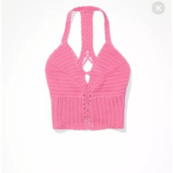AE x The Summer I Turned Pretty Cropped Lace-Up Corset Top Small - Picture 3 of 8